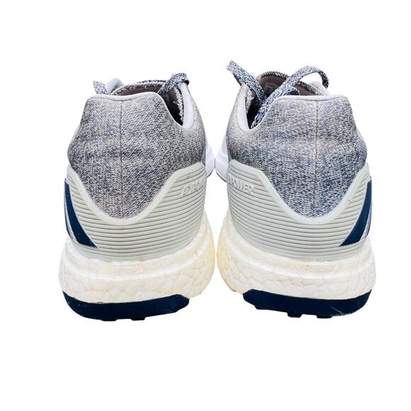 Adidas Adipower‎ 4orged Spiked Golf Shoe Men's US 9 White Gray Round Toe F34192 - Picture 3 of 9